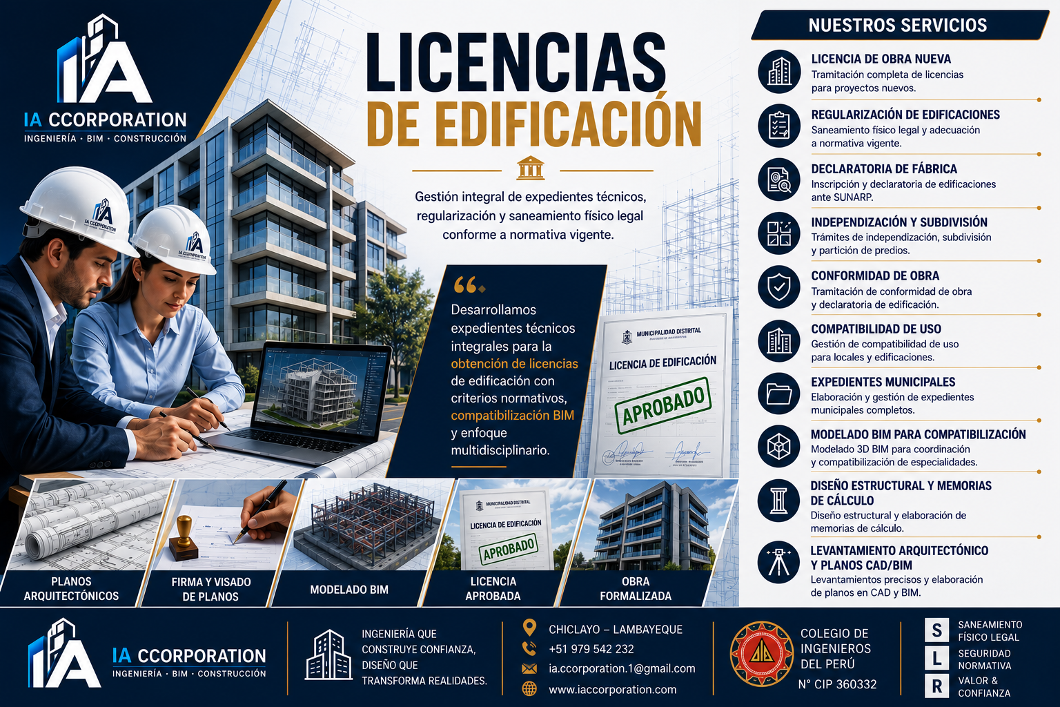 Licencias de edificación IA CCORPORATION